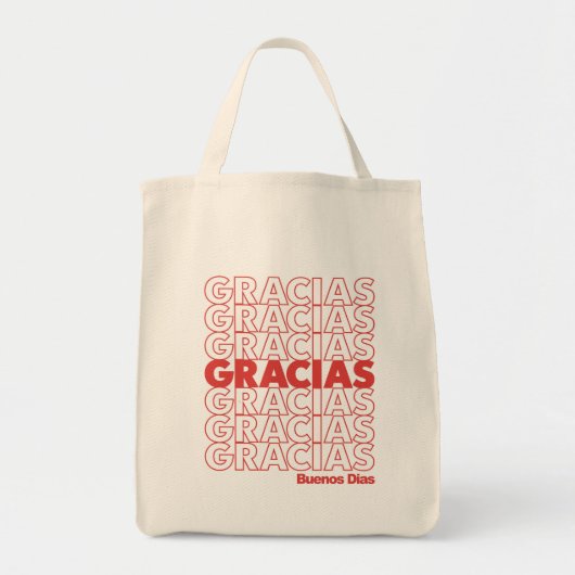 Gracias Canvas tas (Voorkant)