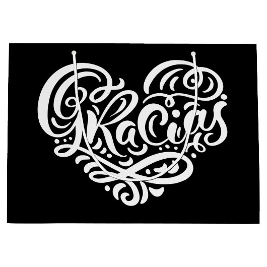 Gracias | Dank u wel Groot Cadeauzakje (Voorkant)