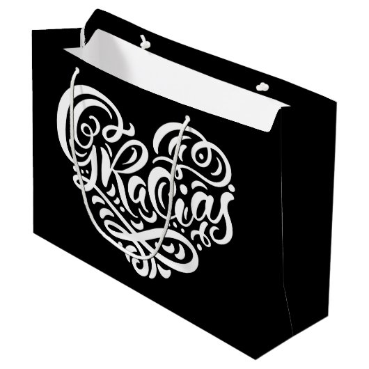 Gracias | Dank u wel Groot Cadeauzakje (Voorkant Gekanteld)