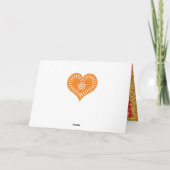 Gracias dankt u nota neemt van kaart Papel Picado (Achterkant)