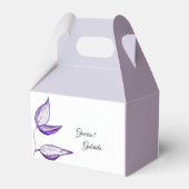 Gracias Follaje Púrpura Favor de fiesta Bedankdoosjes (Achterkant)