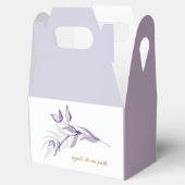 Gracias Follaje Púrpura Favor de fiesta Bedankdoosjes (Geopend)