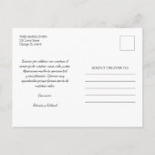 Gracias Foto Elegant Weddenschap Spaans Hartelijk  Briefkaart (Achterkant)