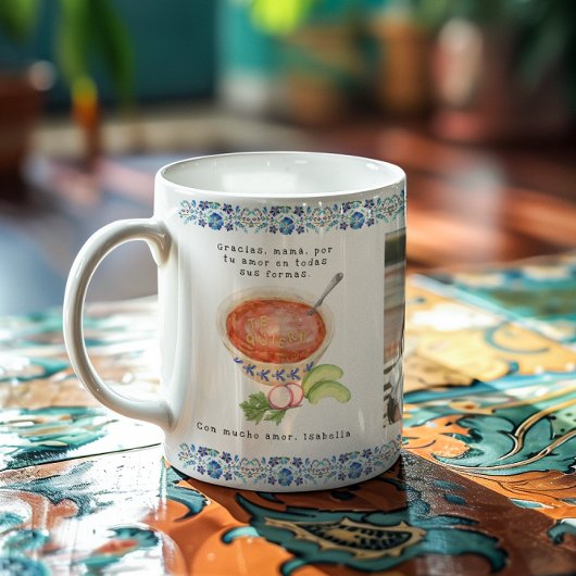 Gracias Mamá | Sopa de Letras 3 Fotocollage Koffiemok