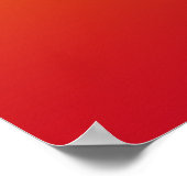 Gracias. Pop van Spaanse vlag Poster (Hoek)