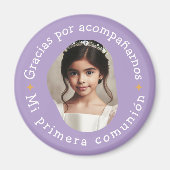 Gracias por acompañarnos mi primera comunión foto magneet (Voorkant)