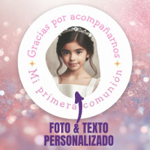 Gracias por acompañarnos mi primera comunión foto