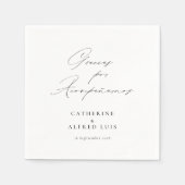 Gracias por Acompañarnos Nuestra Boda Bruiloft Servet (Voorkant)