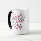 Gracias por estar en mi vida magische mok (Voorkant links)