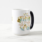 Gracias por estar en mi vida magische mok (Voorkant rechts)