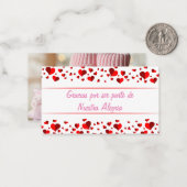 Gracias por ser parte de Nuestra Alegria Notitiekaartje (Voorkant / Achterkant in situ)