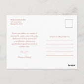 Gracias Roos Gouden Foto Trouwen Spaans Bedankt Briefkaart (Achterkant)