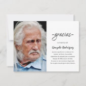 Gracias Simpatia | Spaanse sympathie foto Bedankkaart (Voorkant)
