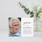 Gracias Simpatia | Spaanse sympathie foto Bedankkaart (Staand voorkant)