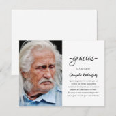 Gracias Simpatia | Spaanse sympathie foto Bedankkaart (Voorkant / Achterkant)