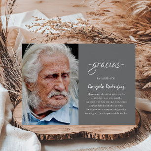 Gracias Simpatia Spaanse sympathie foto Bedankkaart