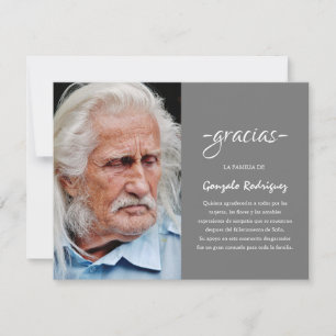 Gracias Simpatia   Spaanse sympathie foto Bedankkaart