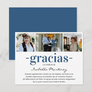 Gracias Simpatia Spaanse sympathie Foto Collage Bedankkaart