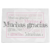 Gracias / Spaans dank u geschenktas Groot Cadeauzakje (Voorkant)