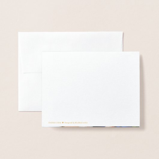 Gracias Stijlvol Script Bruiloft Dank u Foto Folie Kaarten (Met envelop)