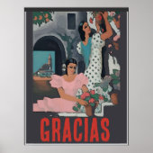 GRACIAS, tekst toevoegen Poster (Voorkant)