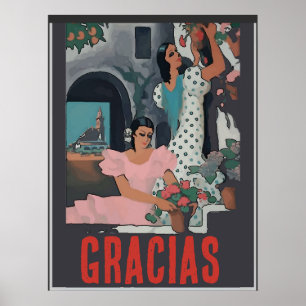 GRACIAS, tekst toevoegen Poster