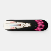 Gracias - Witte hond schoppen Persoonlijk Skateboard (Horizontaal)