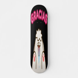 Gracias - Witte hond schoppen Persoonlijk Skateboard