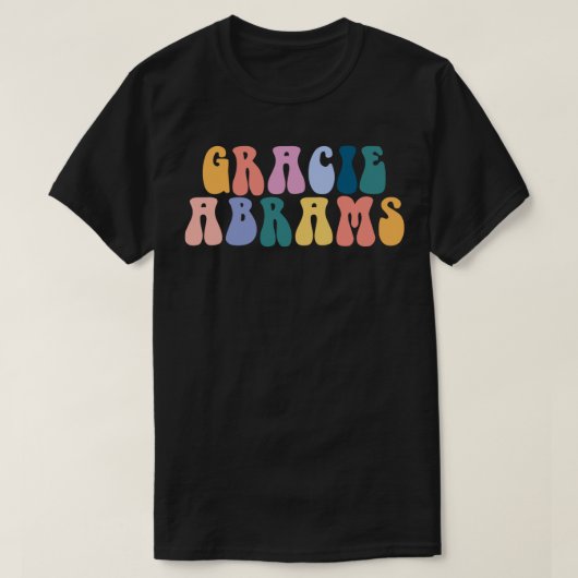 Gracie Abrams Vibes Sticker T-shirt (Design voorkant)