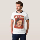 Gracie Allen Radio Mirror Hoesje 1936 T-shirt (Voorkant volledig)