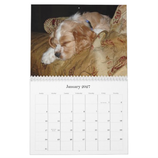Gracie en Riley Kalender (Jan 2027)