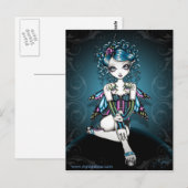 Gracie Gothic Couture Corset Fairy Briefkaart (Voorkant / Achterkant)