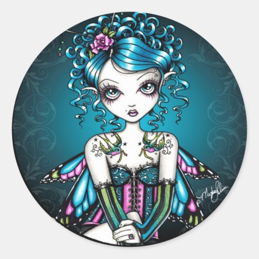 Gracie Gothic Couture Fairy Stickers (Voorkant)
