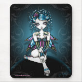 Gracie Gothic Couture Slik Tattoo Fairy Muismat (Voorkant)
