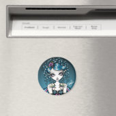 Gracie Gothic Couture Swallow Tattoo Fairy Magneet (Insitu (Vaatwasser))