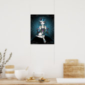 "Gracie" Gothic Couture Swallow Tattoo Fairy Poster (Keuken)