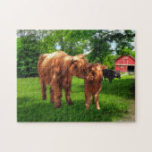 "Gracie & her Calf" Puzzle Legpuzzel (Horizontaal)