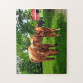 "Gracie & her Calf" Puzzle Legpuzzel (Verticaal)