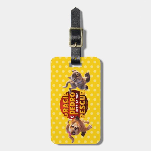 Gracie & Pedro Avontuur wacht op u Bagagelabel (Voorkant verticaal)