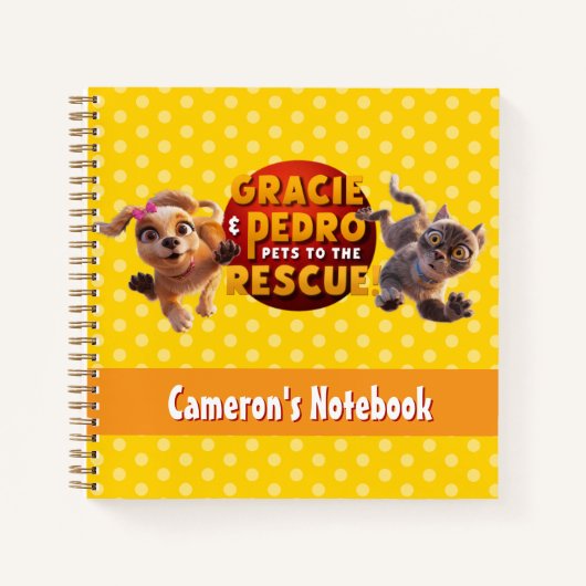 Gracie & Pedro Avontuur wacht op u Notitieboek (Voorkant)