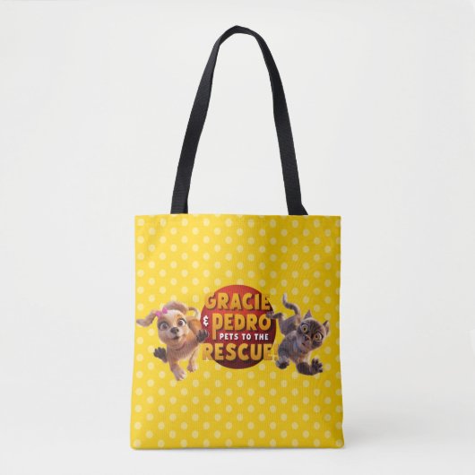Gracie & Pedro Avontuur wacht op u Tote Bag (Voorkant)