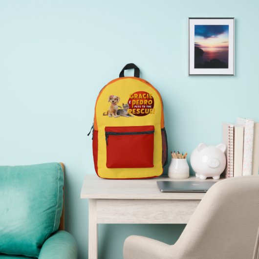 Gracie & Pedro Dynamic Duo Bedrukte Rugzak (Insitu)