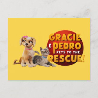 Gracie & Pedro Dynamic Duo Briefkaart