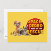 Gracie & Pedro Dynamic Duo Briefkaart (Voorkant / Achterkant)