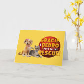 Gracie & Pedro Dynamic Duo Kaart (Gele Bloem)