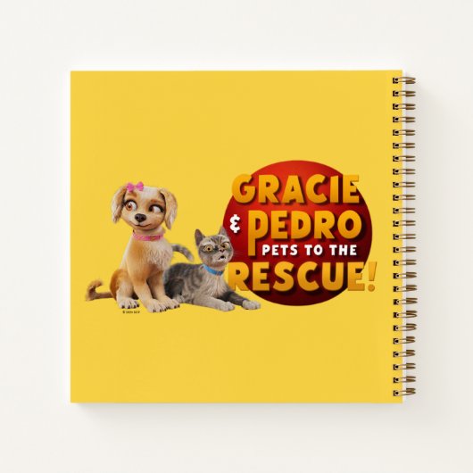 Gracie & Pedro Dynamic Duo Notitieboek (Achterkant)