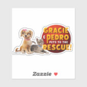 Gracie & Pedro Dynamic Duo Sticker (Vel)