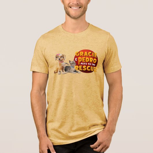 Gracie & Pedro Dynamic Duo Tri-Blend Shirt (Voorkant)