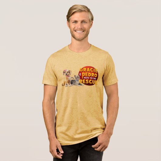 Gracie & Pedro Dynamic Duo Tri-Blend Shirt (Voorkant volledig)