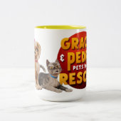 Gracie & Pedro Dynamic Duo Tweekleurige Koffiemok (Center)